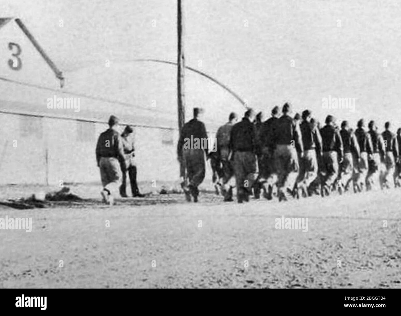 Hicks Field -Cadets Marching on Flight Line Stock Photo - Alamy