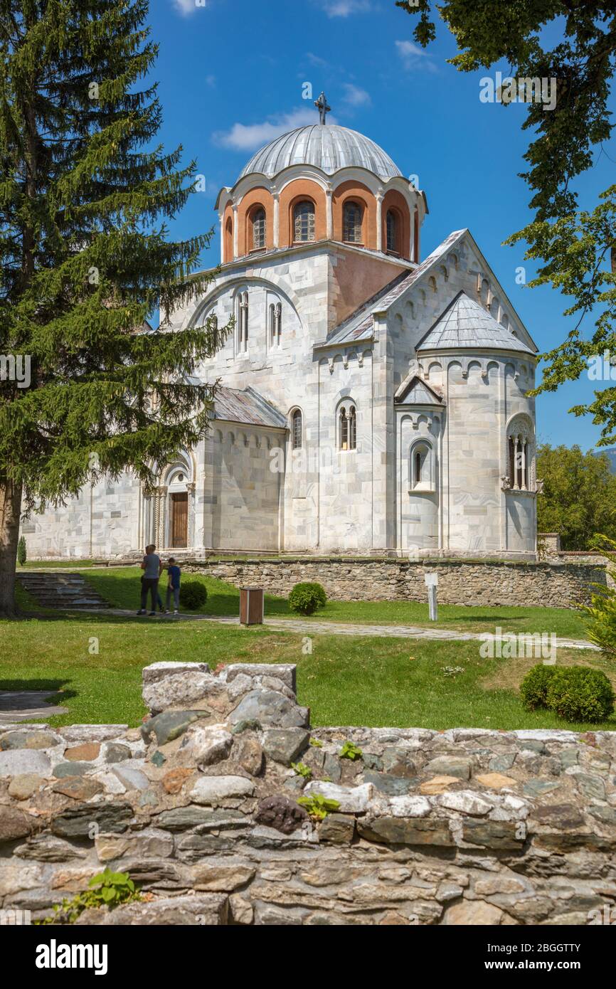Studenica Monastery in Serbia. Studenica, Kraljevo, Serbia. Stock Photo