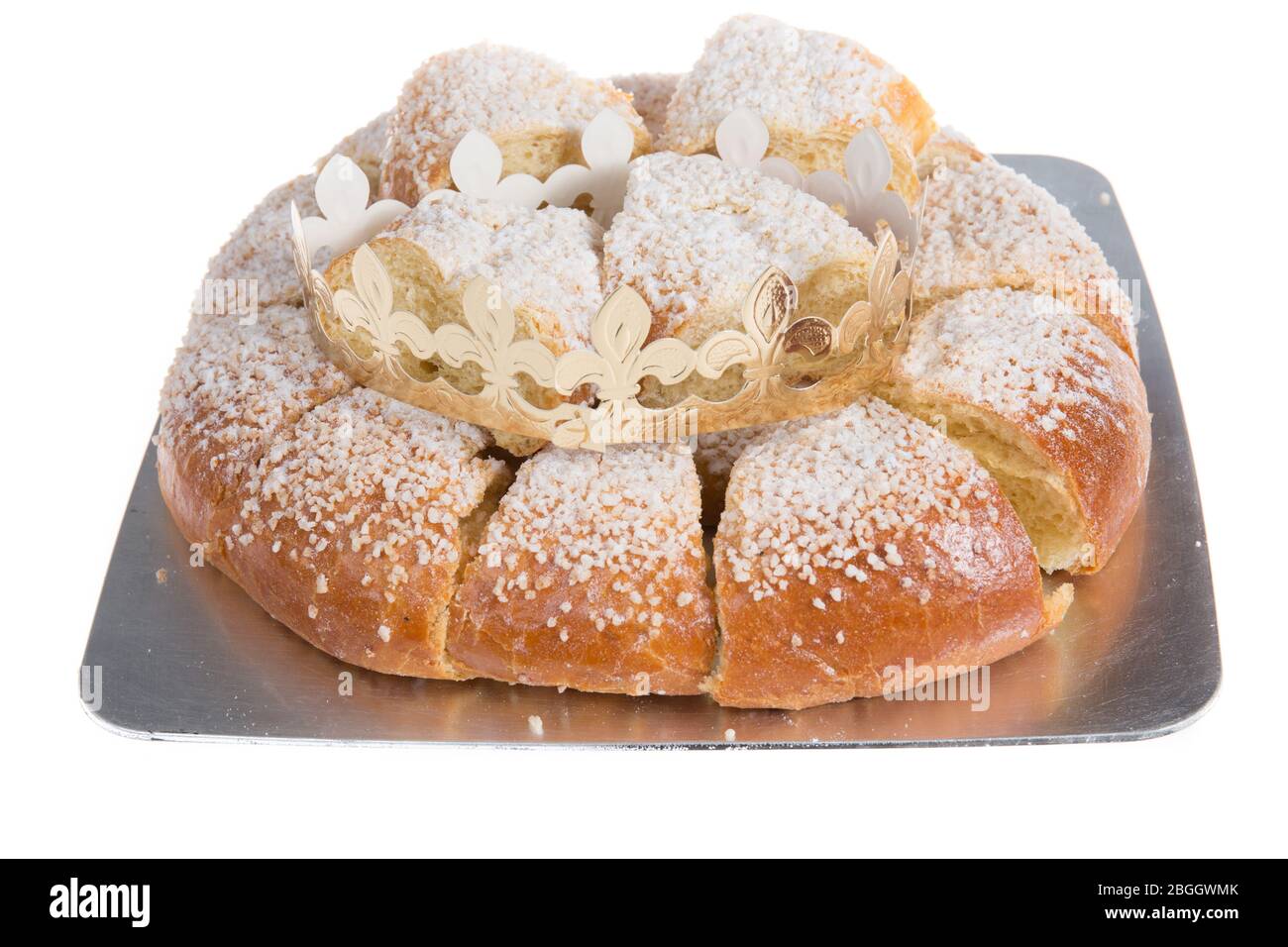 Traditional epiphany cake from south of France and spain name "gateau