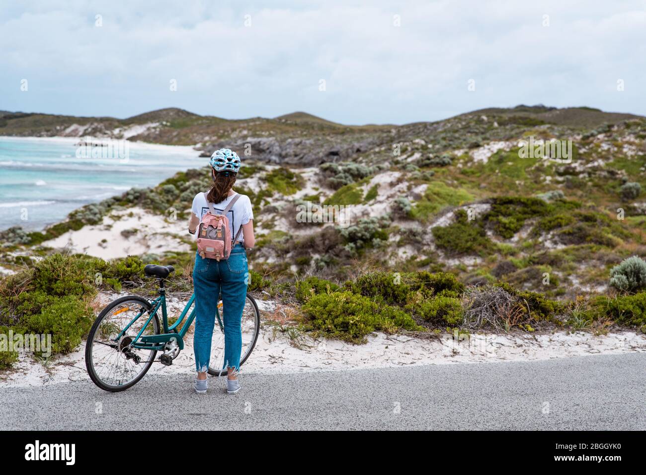 Rottnest island australia water bike hires stock photography and