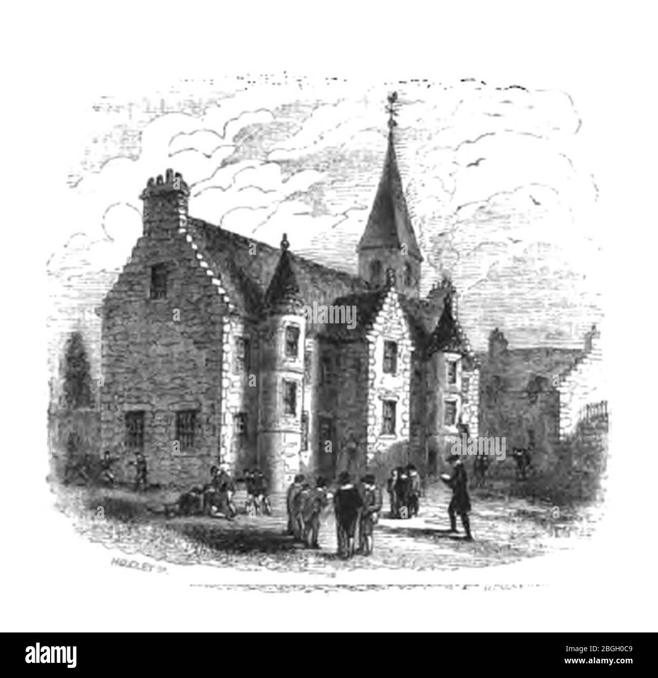 High School Blackfriars 1578 Stock Photo Alamy