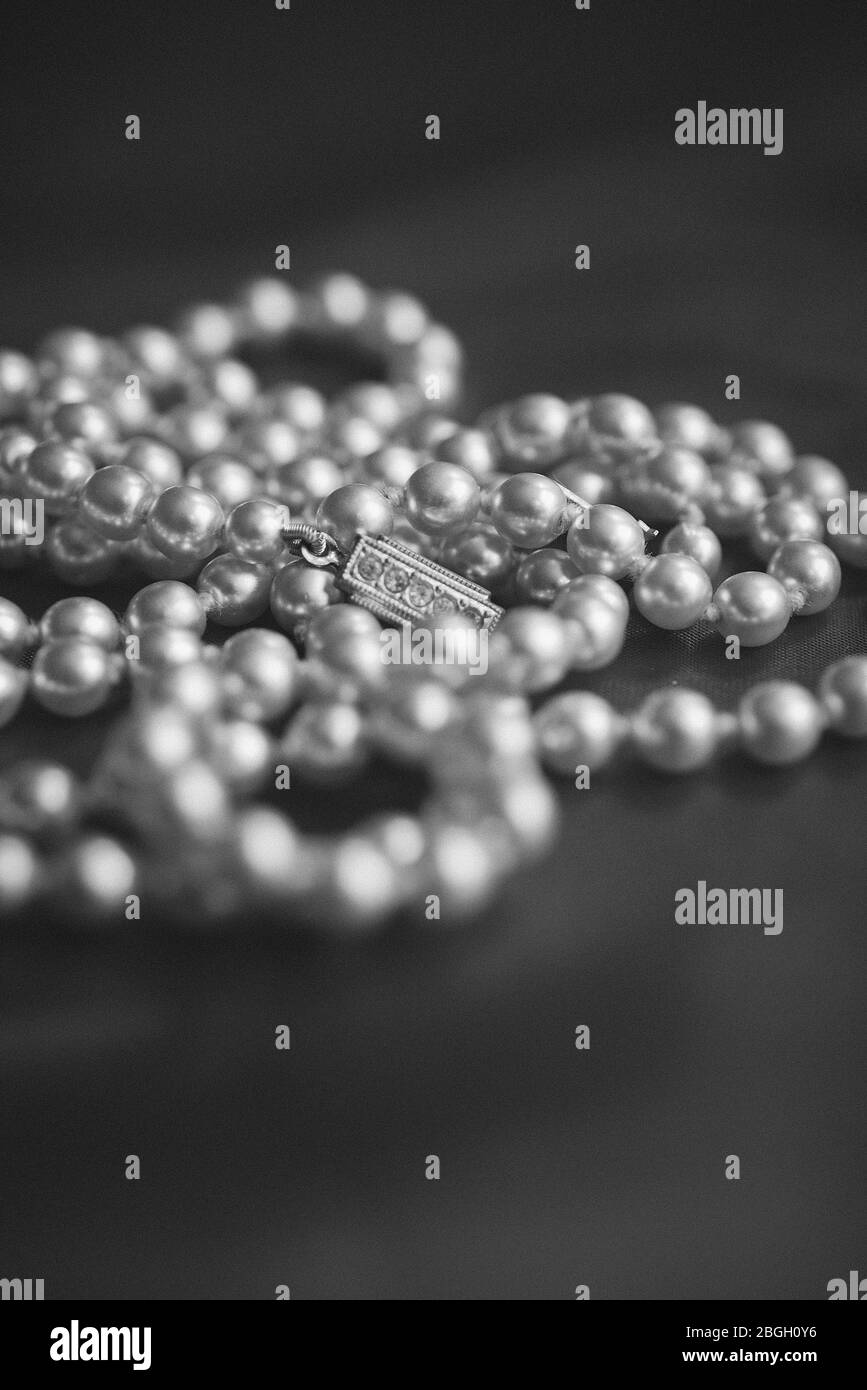 Pearls Black and White Stock Photos & Images Alamy