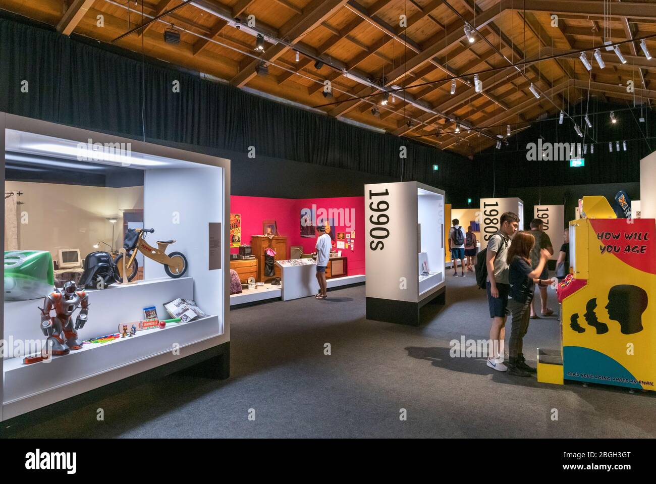 Interior of Canterbury Museum, Christchurch, New Zealand Stock Photo