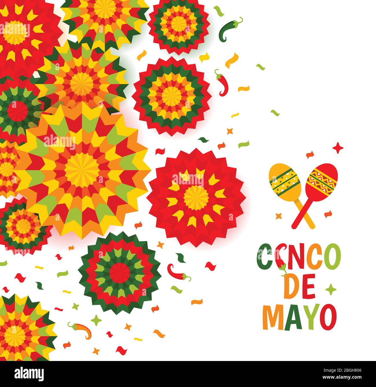 Abstract background with ethnic ornament. Element with mexican pattern ...