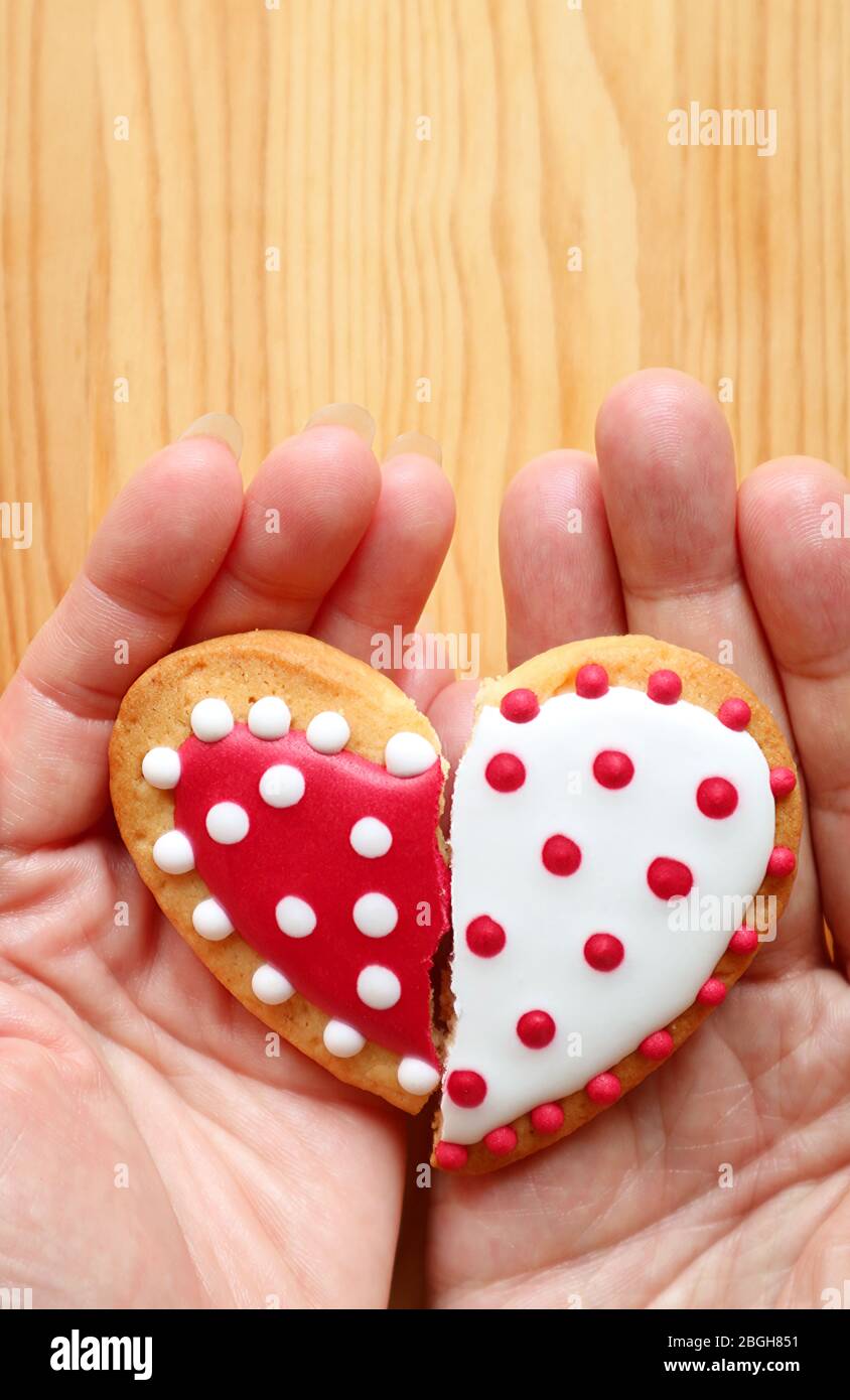 Half heart hi-res stock photography and images - Alamy