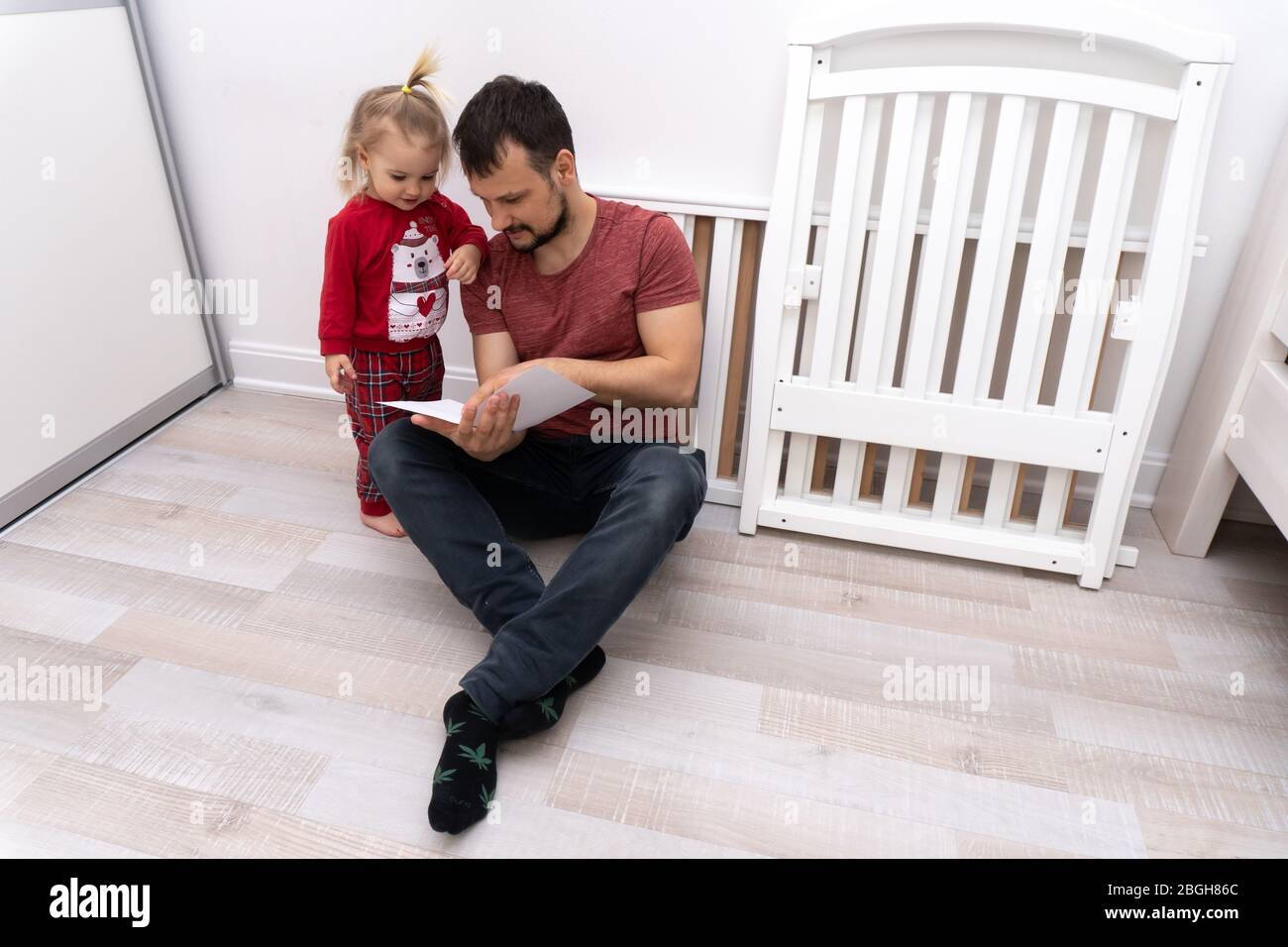 assembling a crib