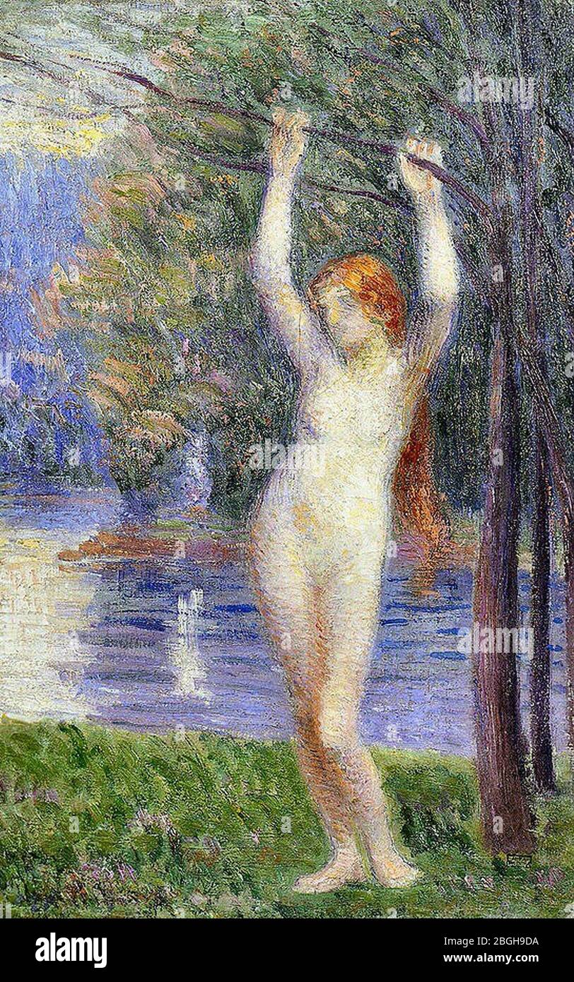 Hippolyte Petitjean - Nu féminin. Stock Photo