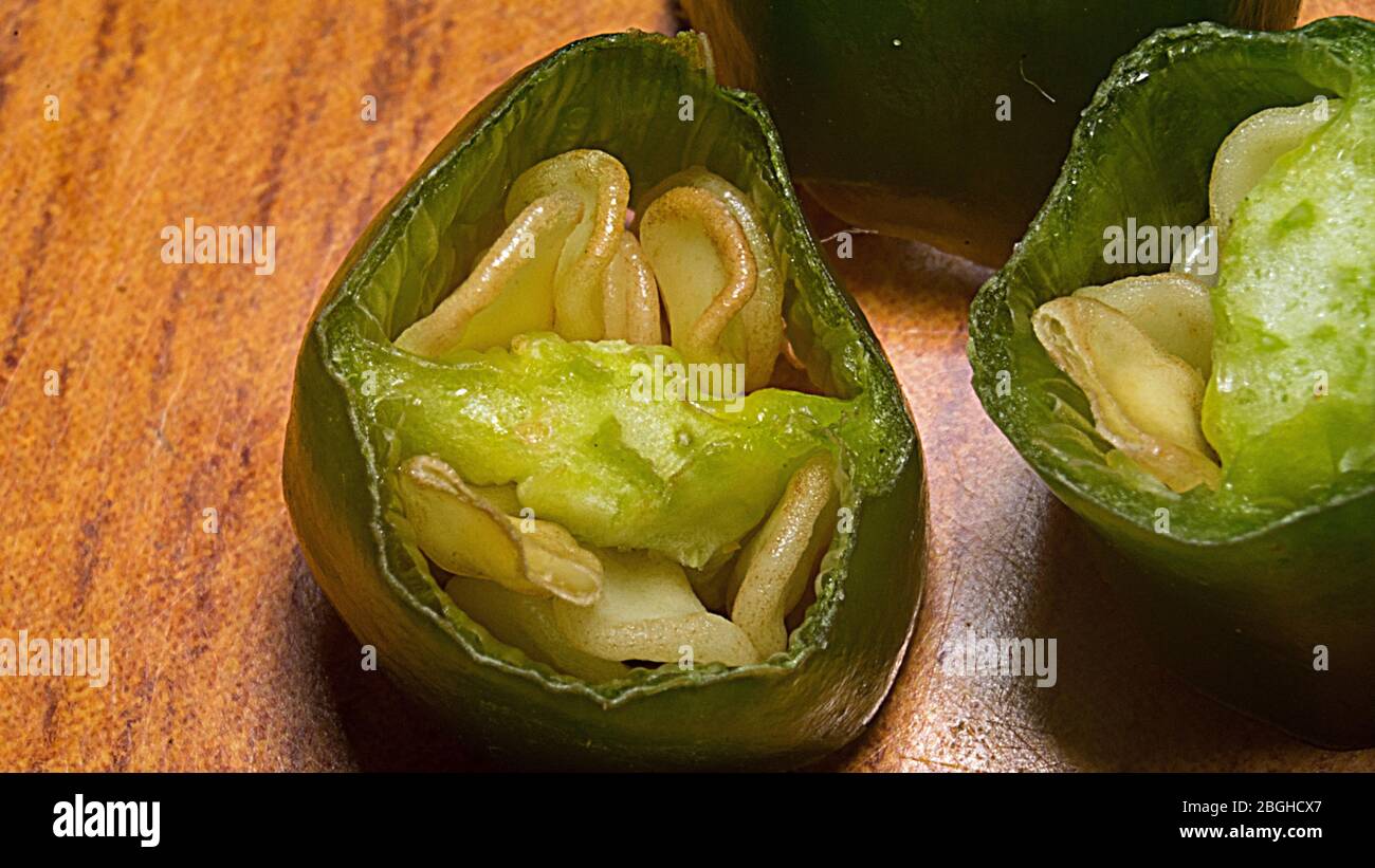 Green indian Chilli Macro Stock Photo Alamy