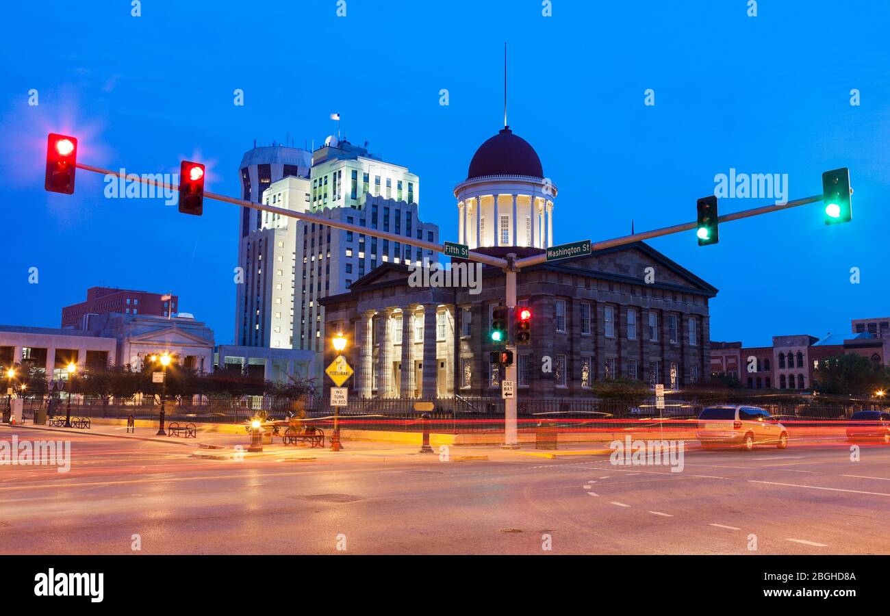 Springfield, Illinois old State Capitol Building. Springfield
