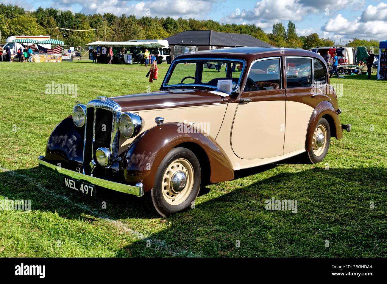 Westbury, Wiltshire / UK September 1 2019 A 1950 Daimler DB18 (KEL