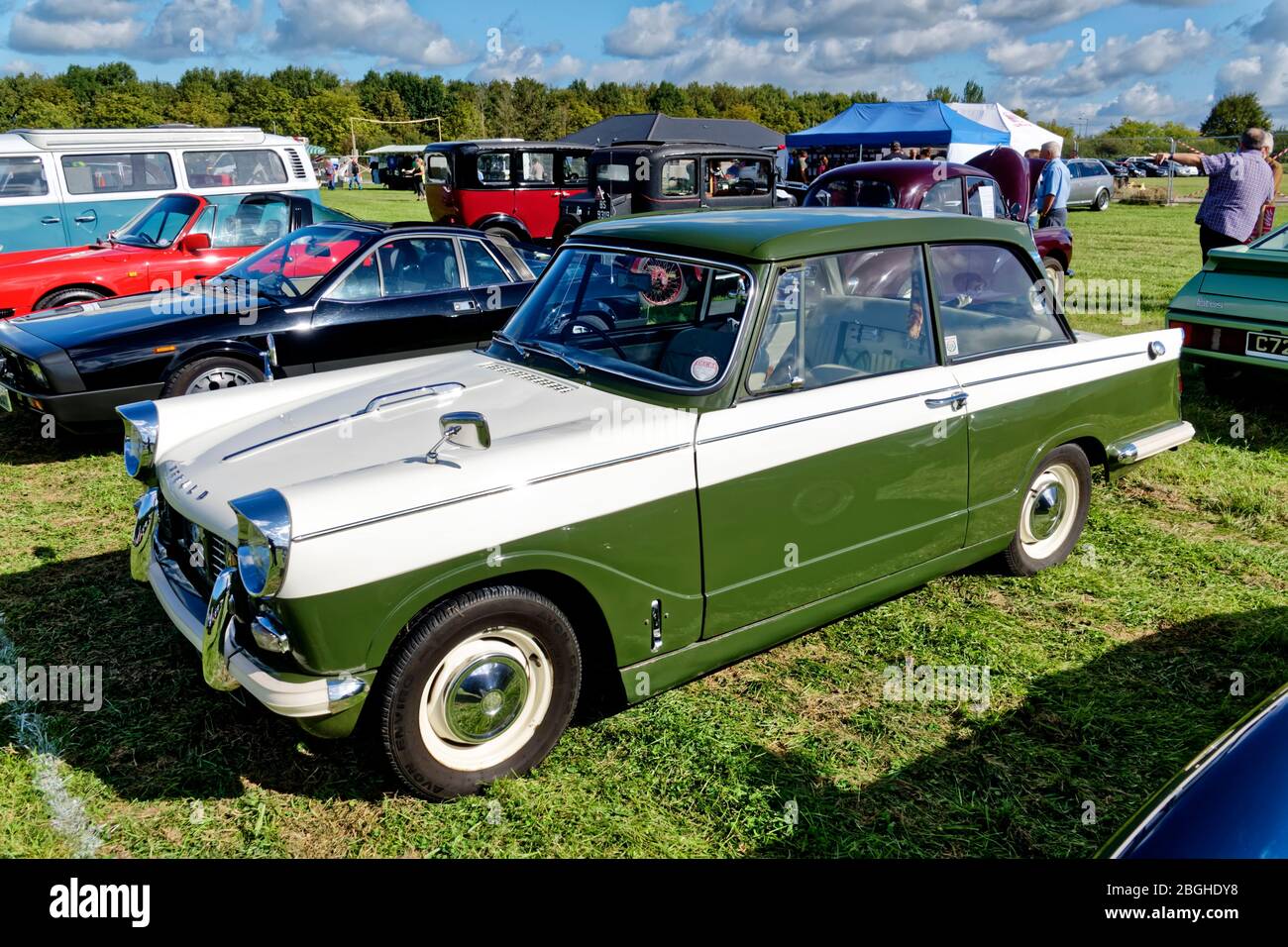 Westbury, Wiltshire / UK September 1 2019 A 1964 Triumph Herald 1200