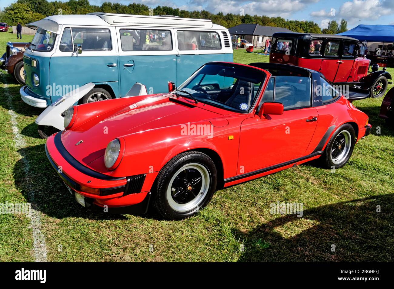 Westbury, Wiltshire / UK September 1 2019 A 1981 red coloured