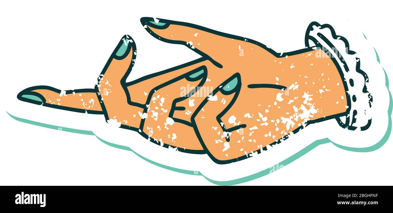 Iconic hand sign Stock Vector Images - Alamy