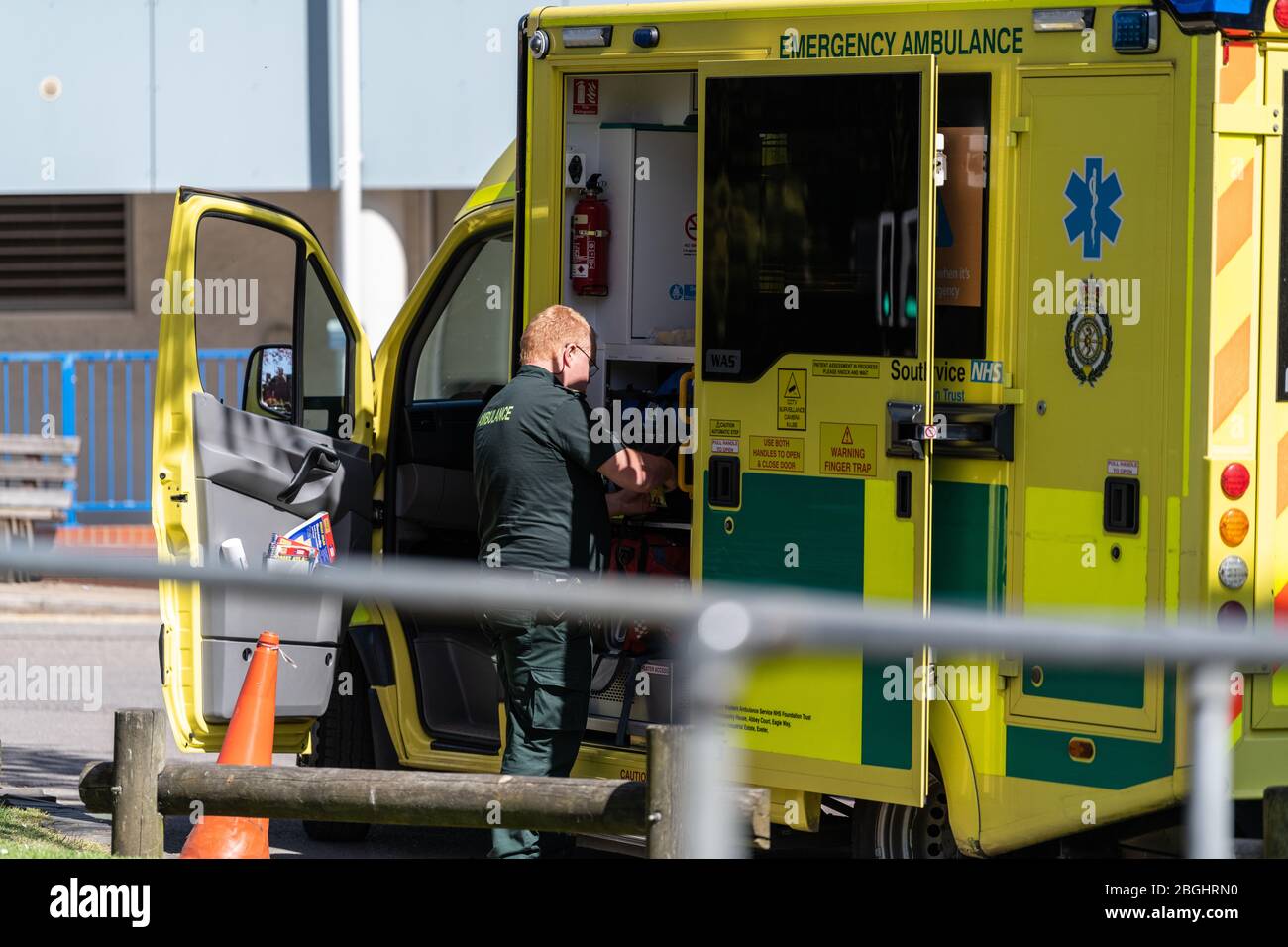 Cheltenham General Hospital, coronavirus pandemic. Stock Photo