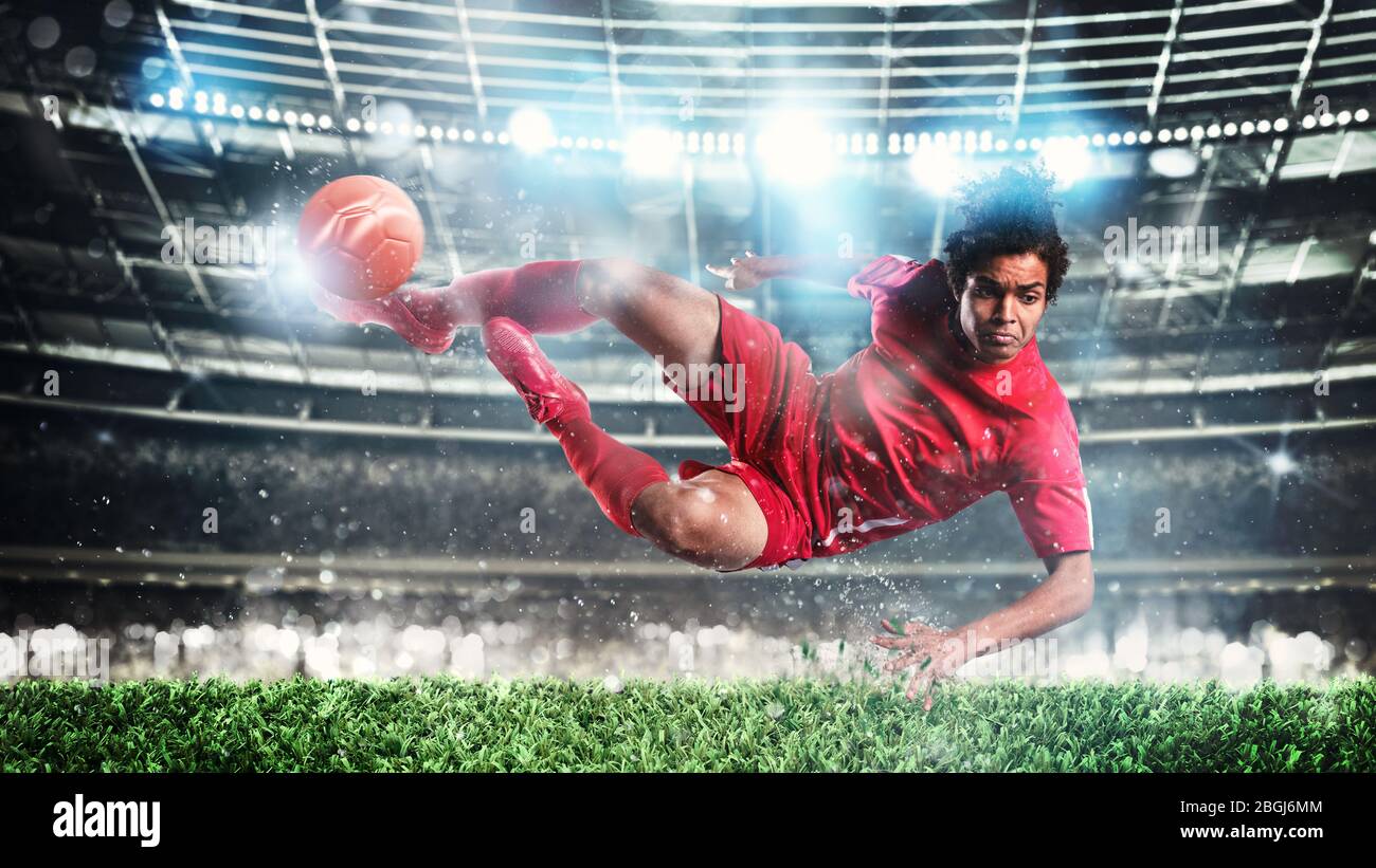 Player kicking hires stock photography and images Alamy