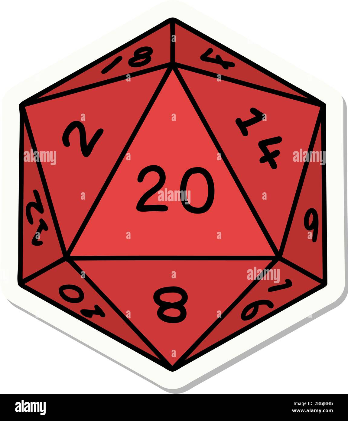Dungeons and dragons dice Stock Vector Images - Alamy
