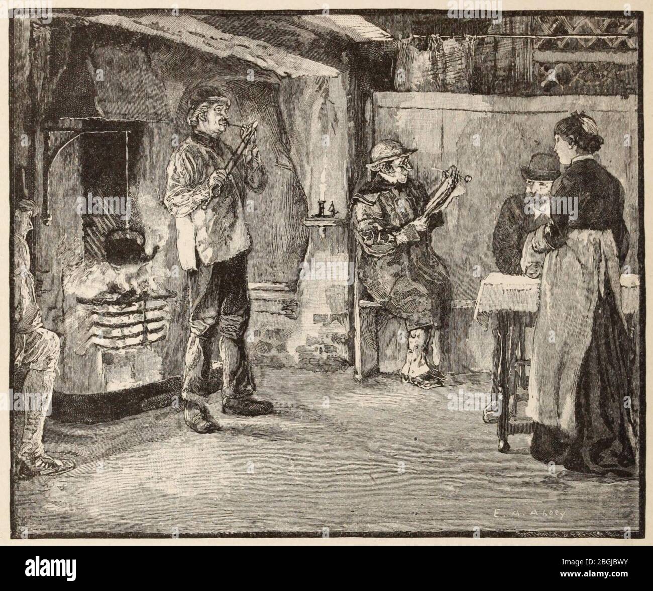 History of Wood Engraving 0200 Stock Photo Alamy