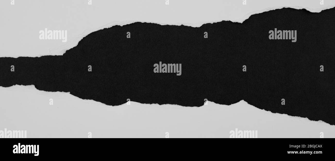 Black ripped blank horizontal hi-res stock photography and images - Alamy