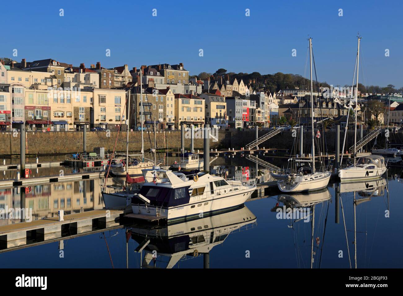 Albert Marina, St. Peter Port, Guernsey, Channel Islands, Europe Stock