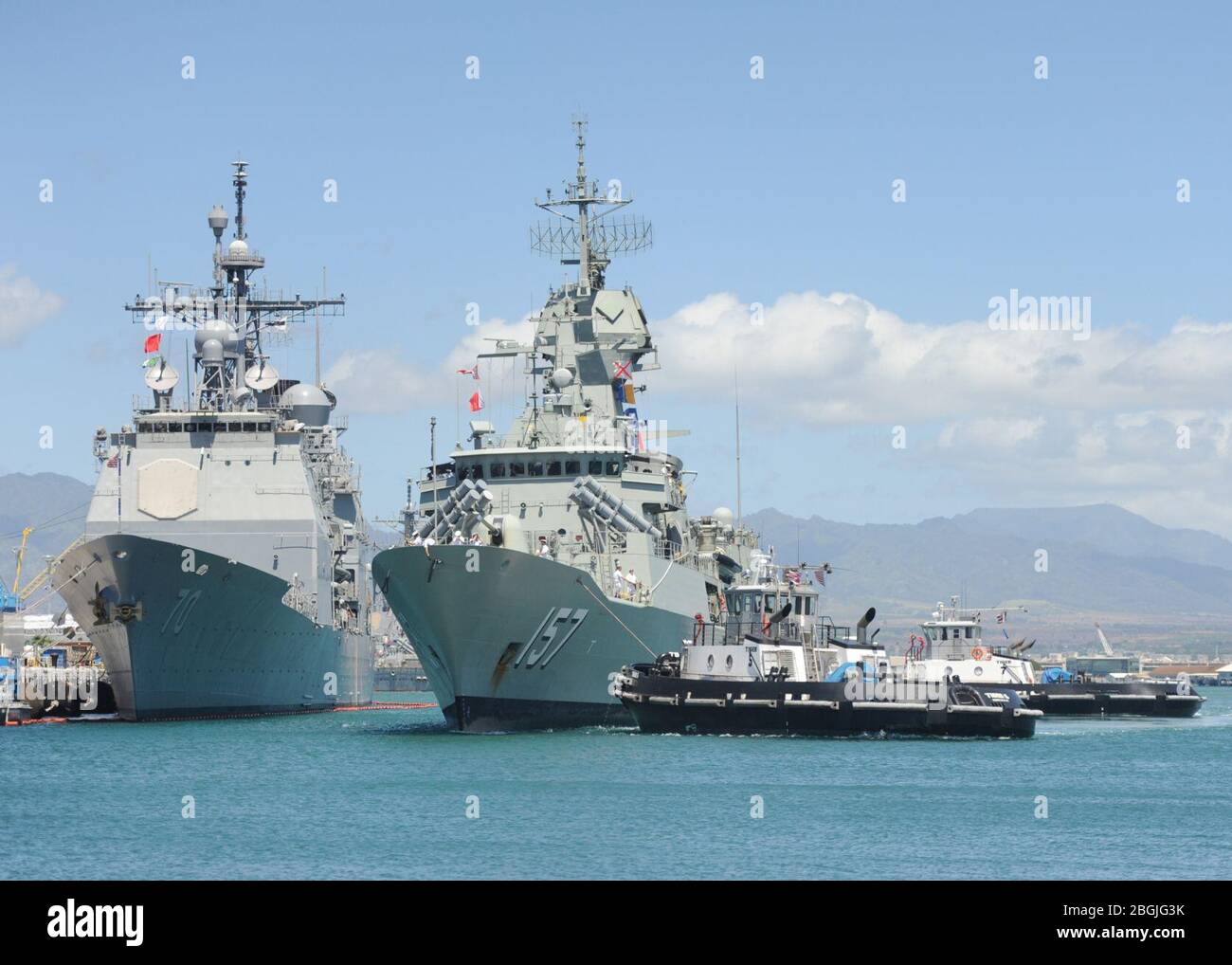 HMAS Perth 130816 Stock Photo