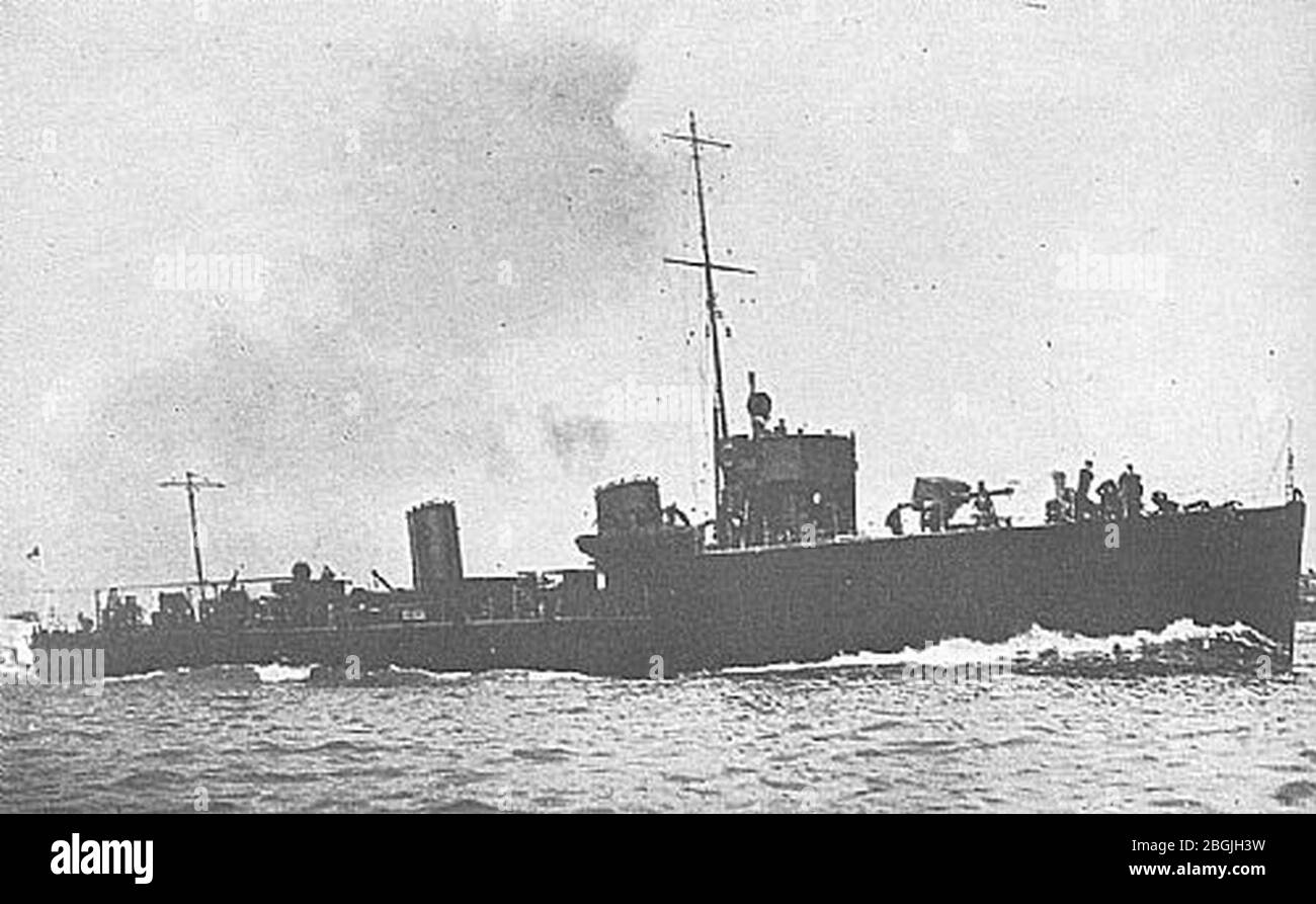 HMS ARDENT Acasta. Stock Photo