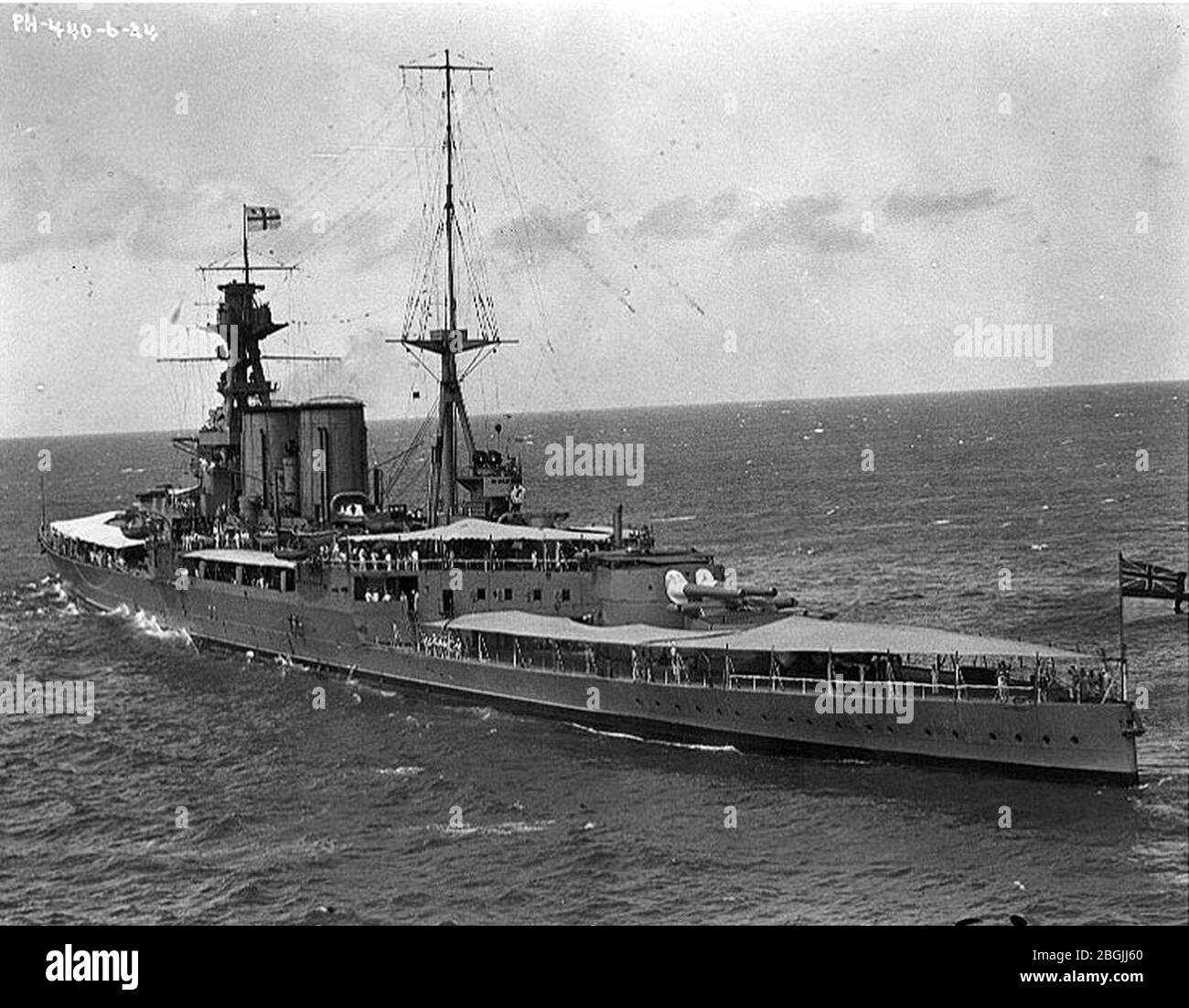 HMS Hood h60409. Stock Photo
