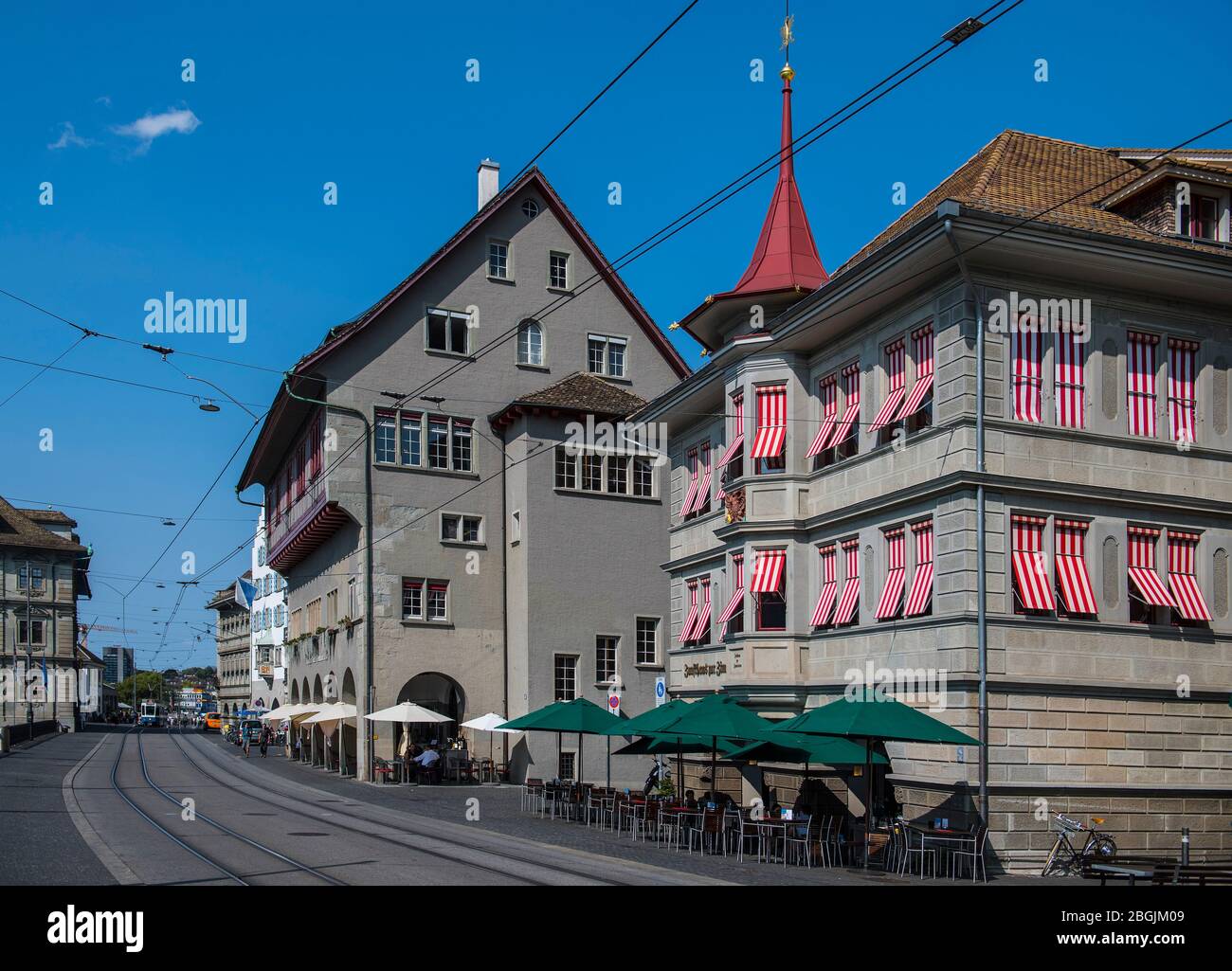 street scene in Lucerne / Switzerland Stock Photo