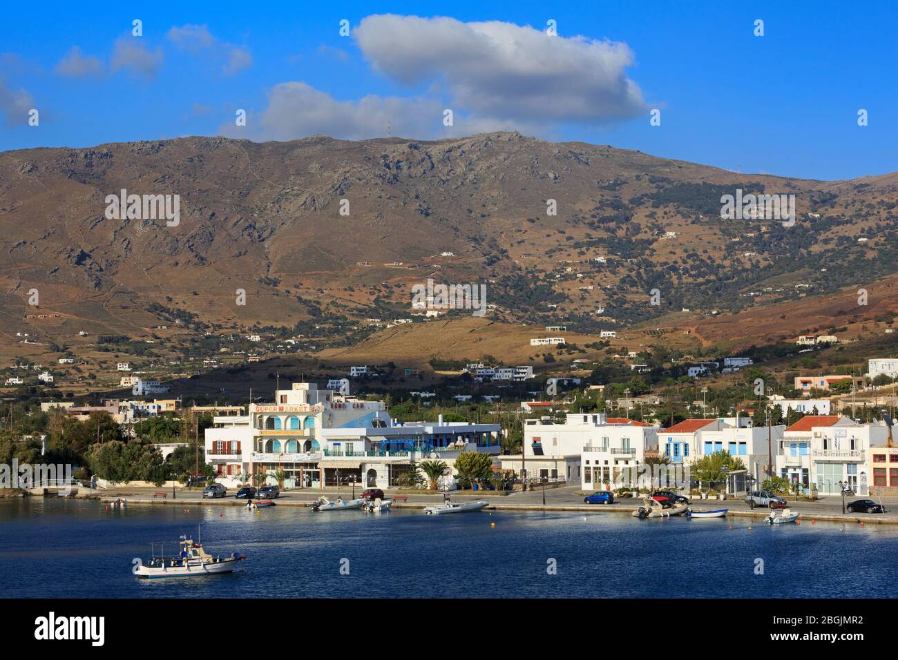 Port of Gavrio,Andros Island,Greece,Europe Stock Photo - Alamy