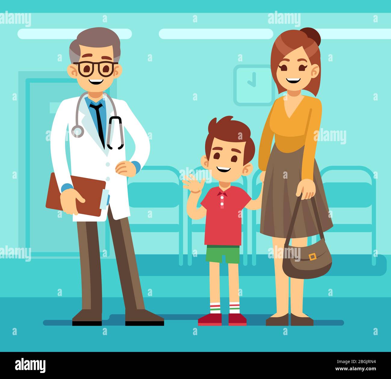 Cartoon doctor patient hi-res stock photography and images - Alamy