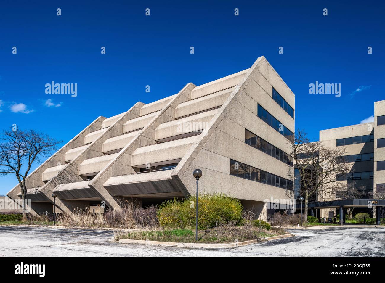 Lincoln Executive Plaza designed by Peter Tsolinas Stock Photo