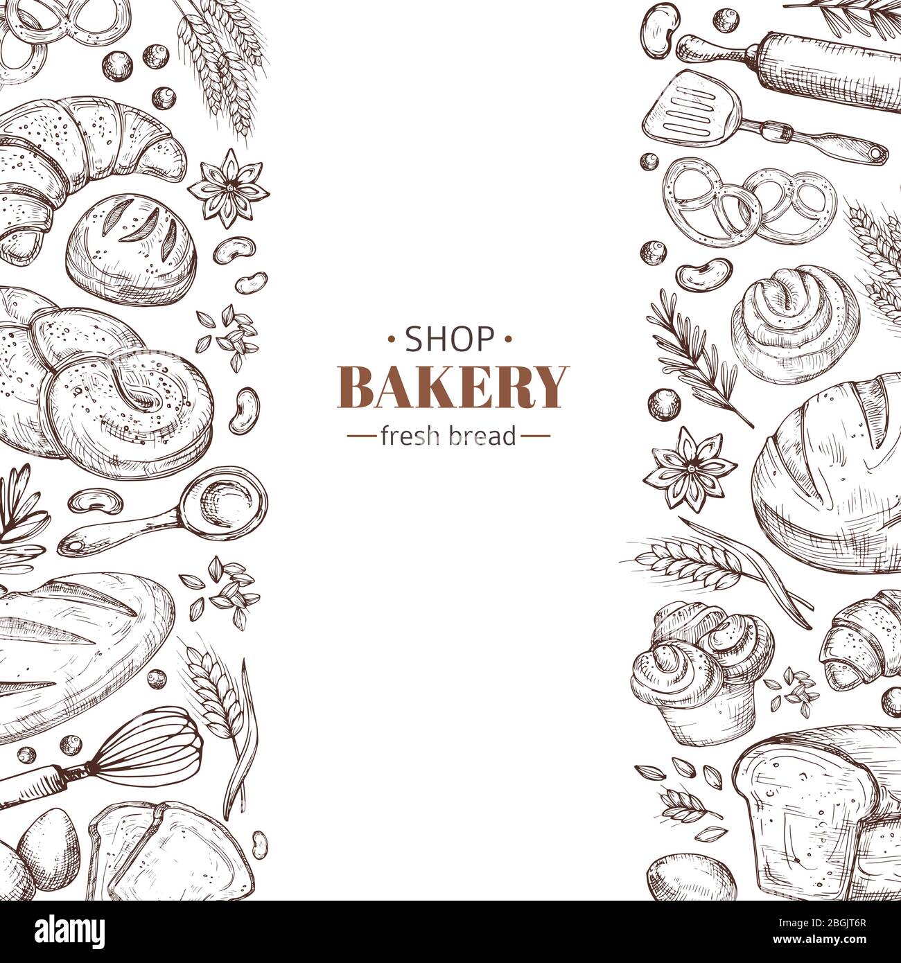 Patisserie Party Backdrop Bake Shop Backdrop (Instant Download) 