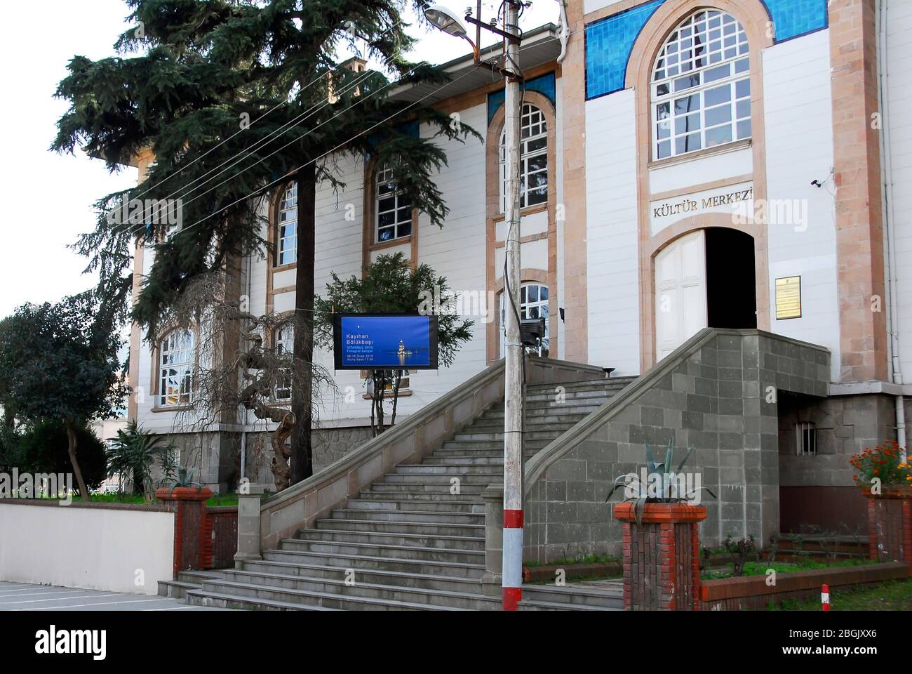 Trabzon, Turkey, 09 January 2010: Governor's Mansion, Ortahisar Stock Photo