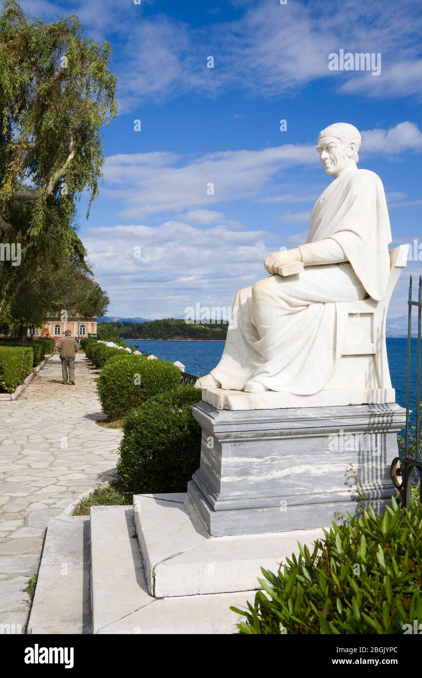 Statue of Frederick North (5th Earl of Guilford) on the Esplande, Corfu
