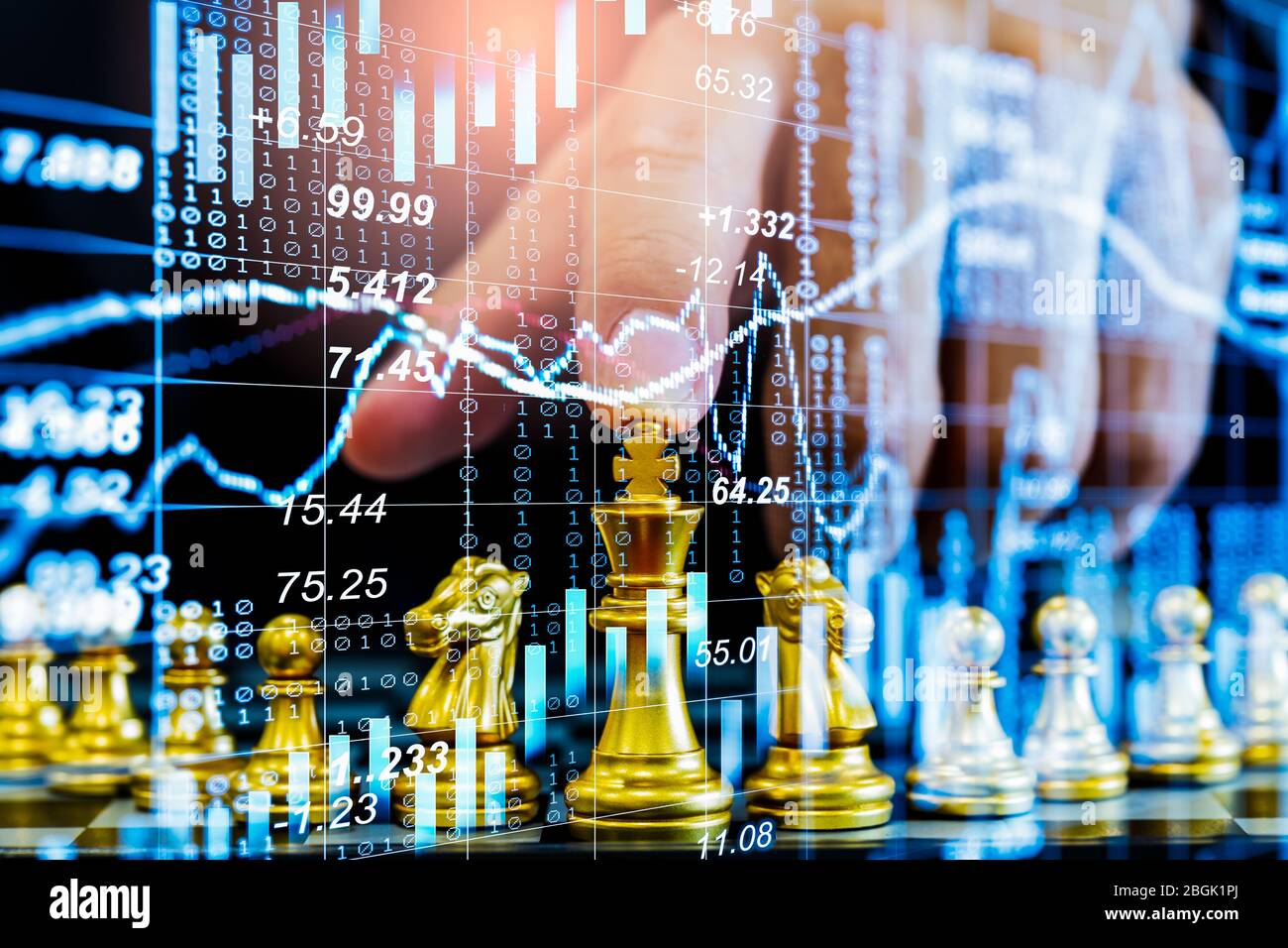 Chess Board Game Concept Of Business Ideas And Competition And Strategy  Plan Success Meaning Stock Financial Statistic Graph Analysis Data Concept  Stock Photo - Download Image Now - iStock