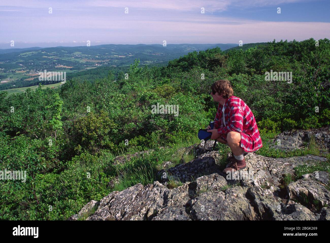 Prospect Hill, South Taconic Trail, Taconic State Park, New York Stock