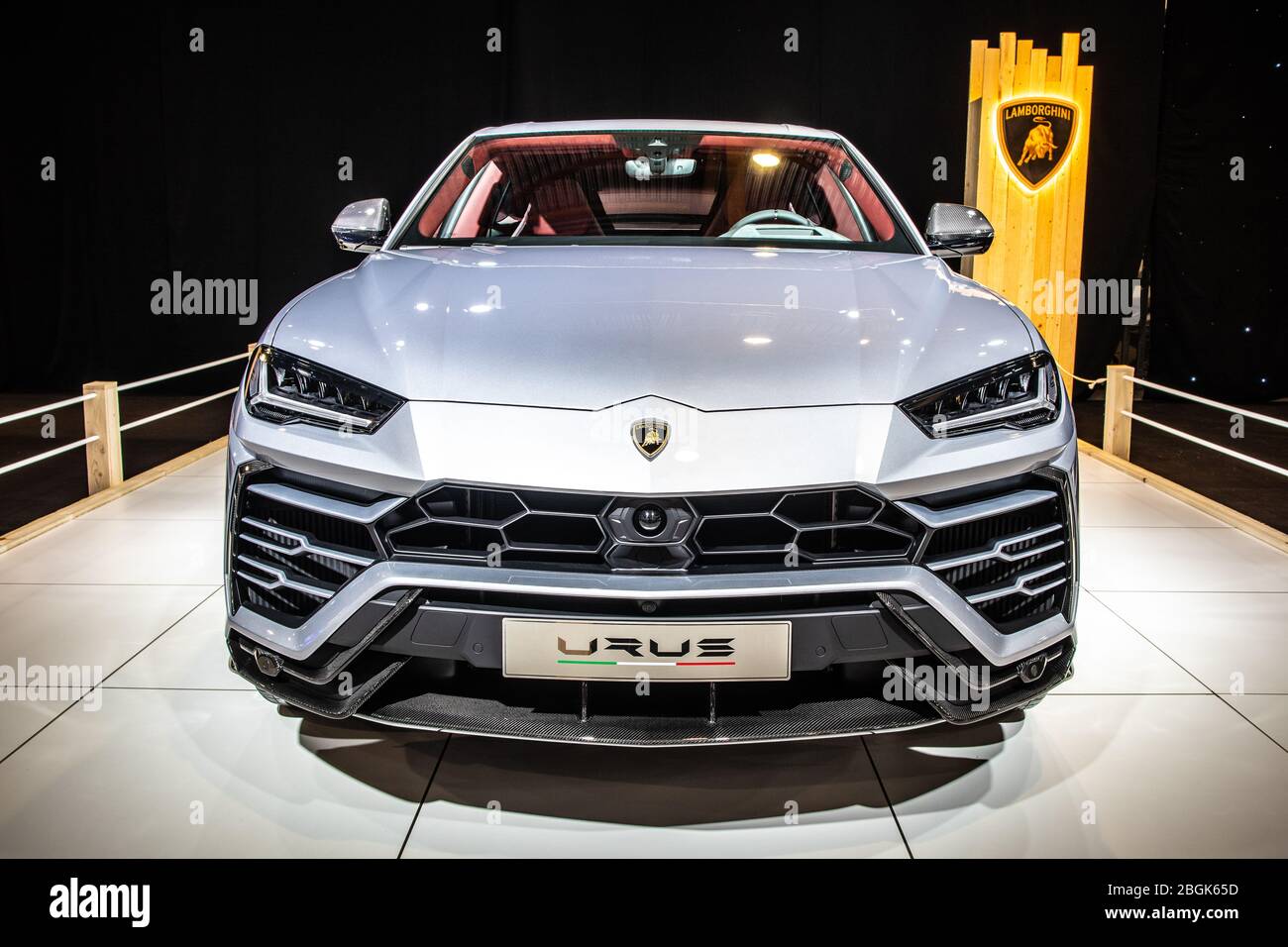 Brussels, Belgium, Jan 2020 Urus at Brussels Motor Show
