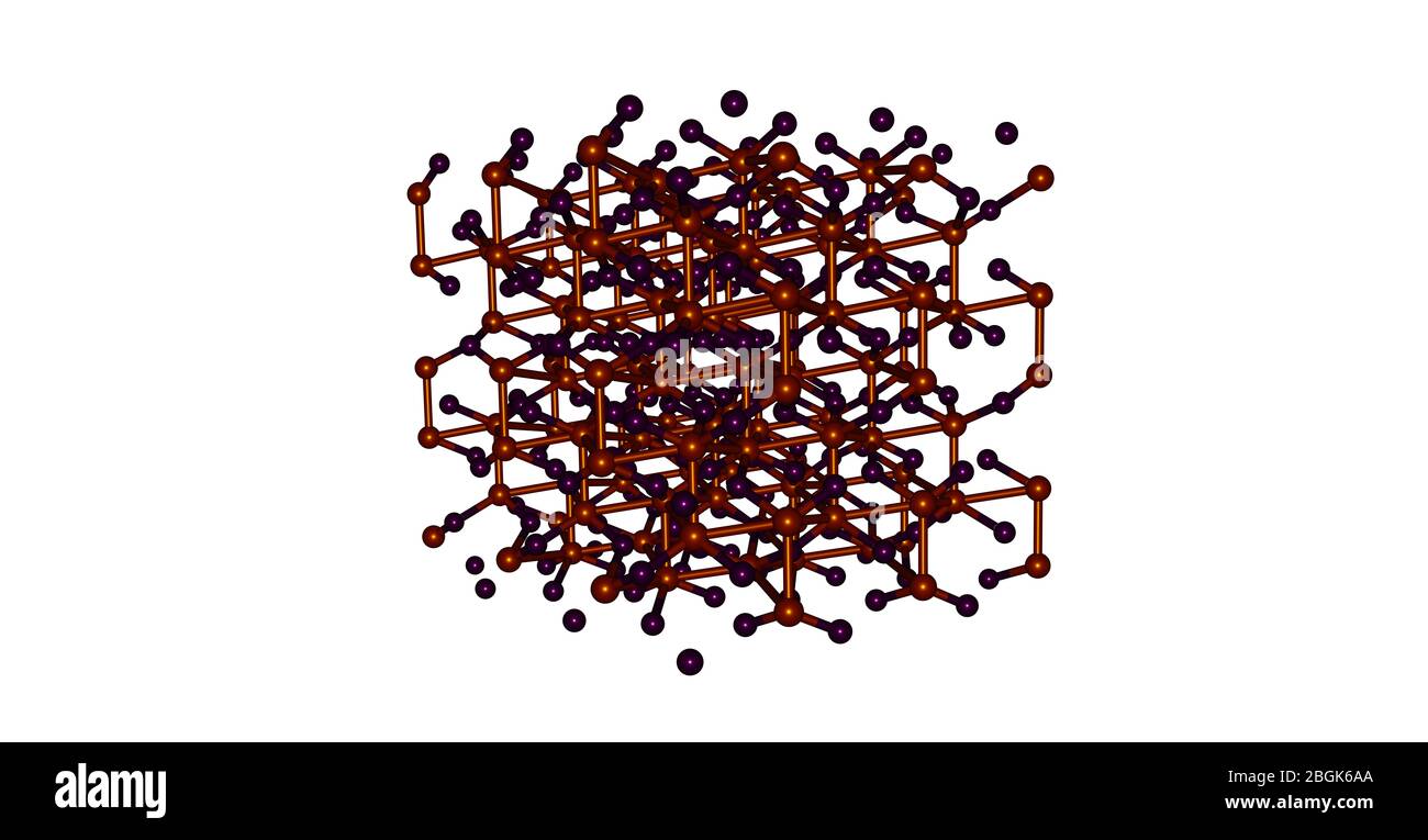 Corundum is a crystalline form of aluminium oxide typically containing