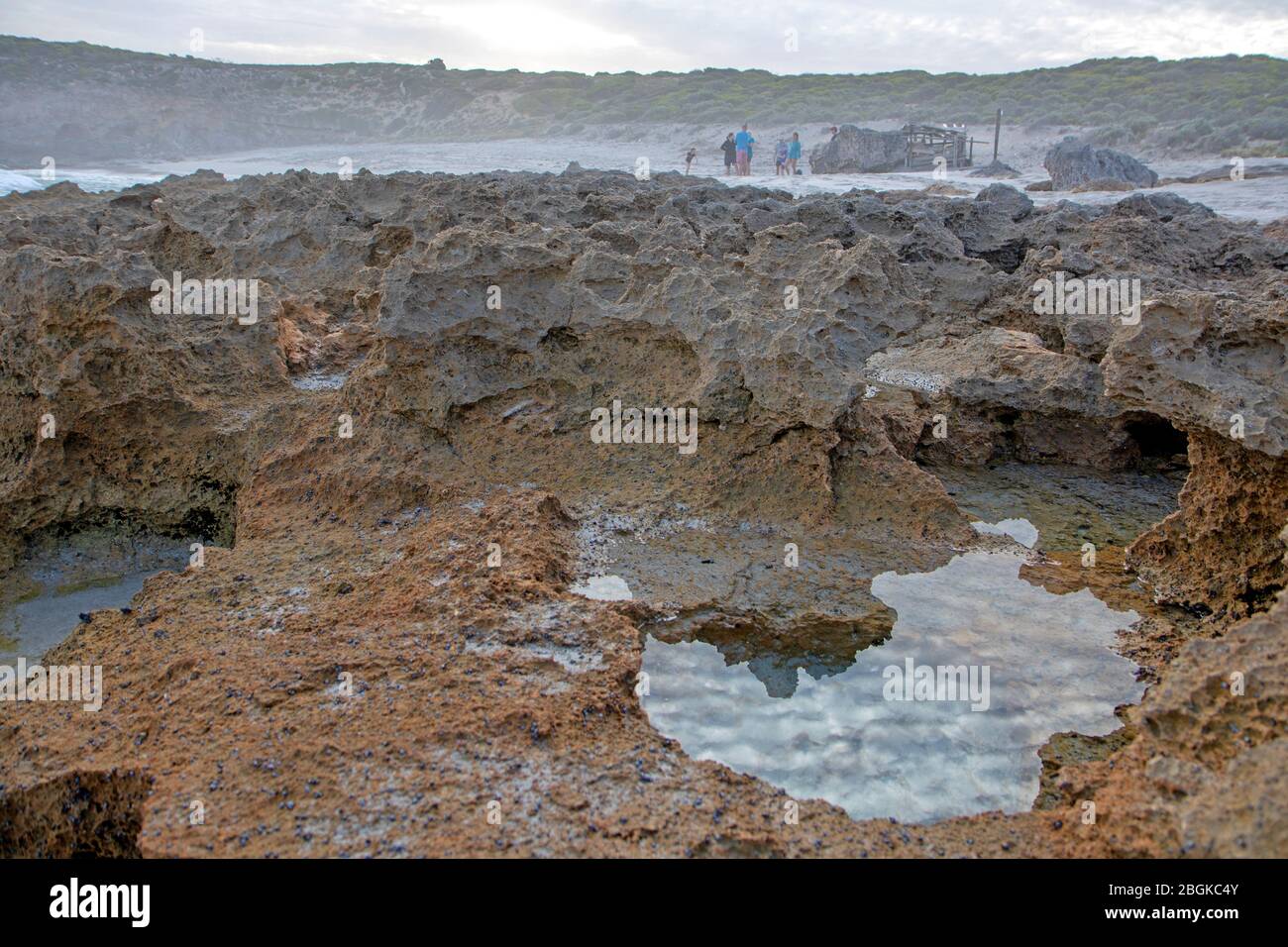 Flinders beach rock pools hi-res stock photography and images - Alamy