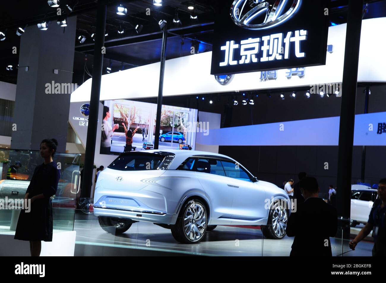 --FILE--A model of Beijing Hyundai Motor, an automobile manufacturing ...