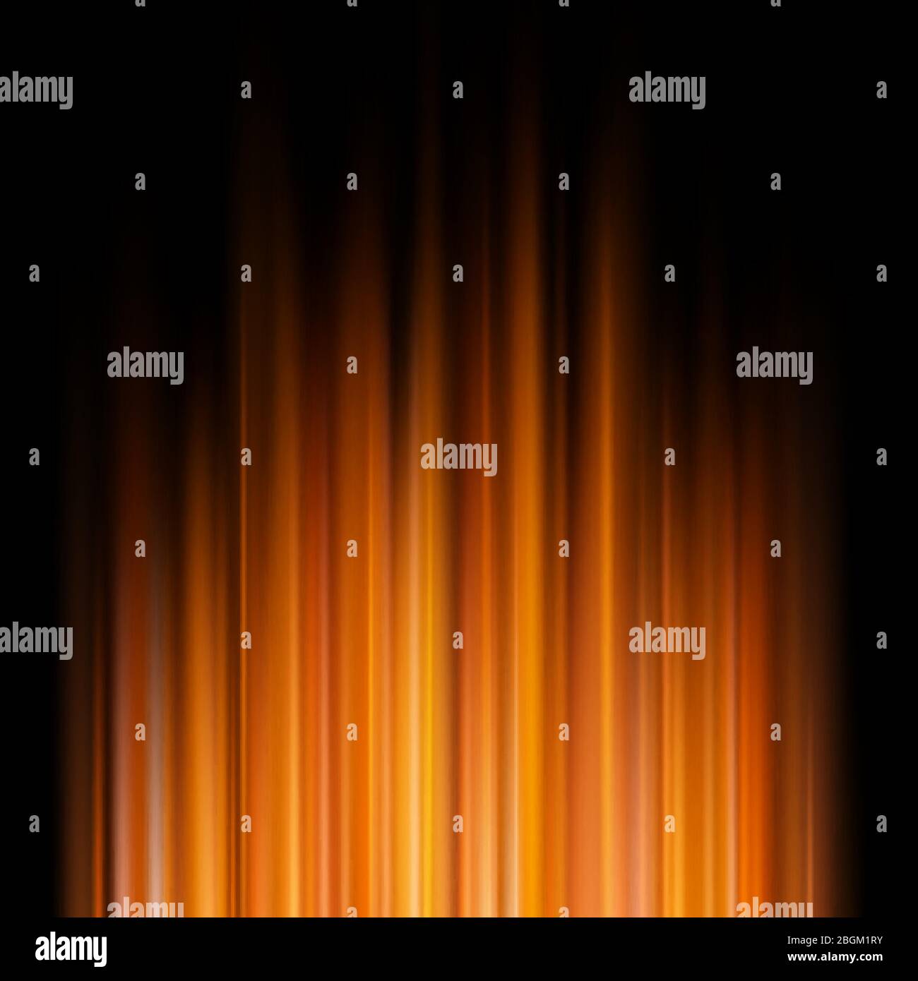 Abstract orange lights on a dark background. EPS 10 Stock Vector