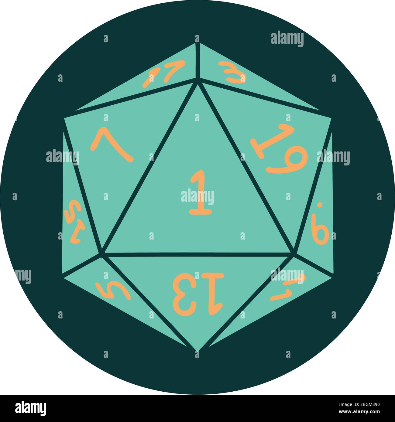 Roll D20 High Resolution Stock Photography And Images Alamy