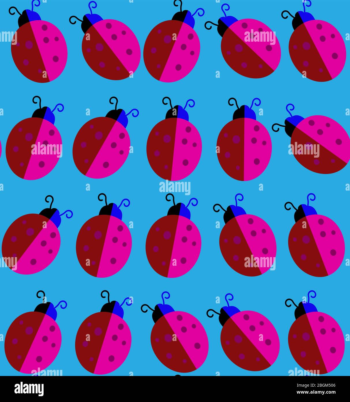 Ladybird or lady-bird background . Vector illustration Stock Vector ...