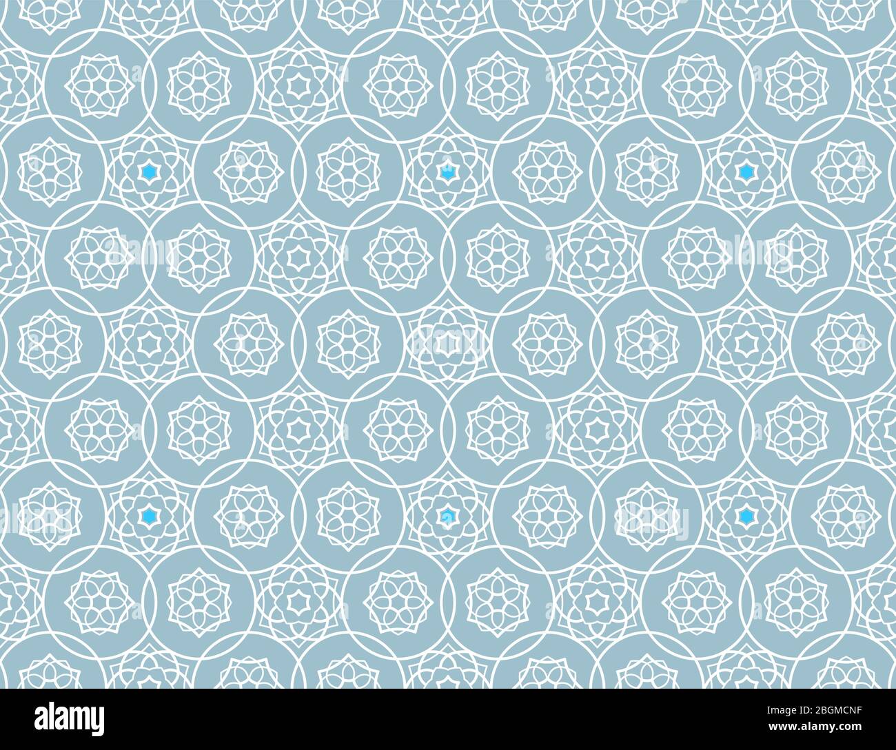 Background with islamic stars seamless pattern. Vector illustration ...