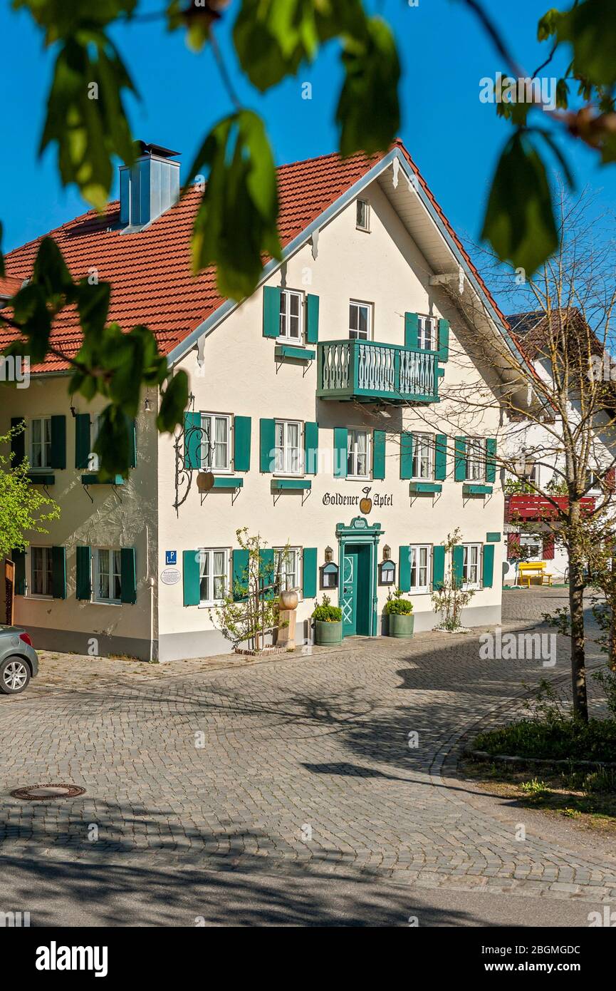 Apfeldorf Village, Bavaria, Germany Stock Photo