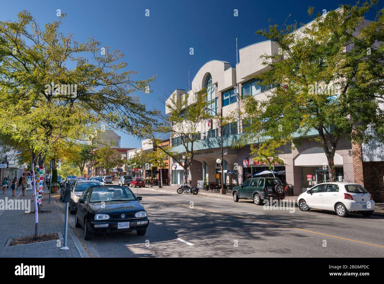Victoria Street in Kamloops, Thompson Country, British Columbia, Canada ...