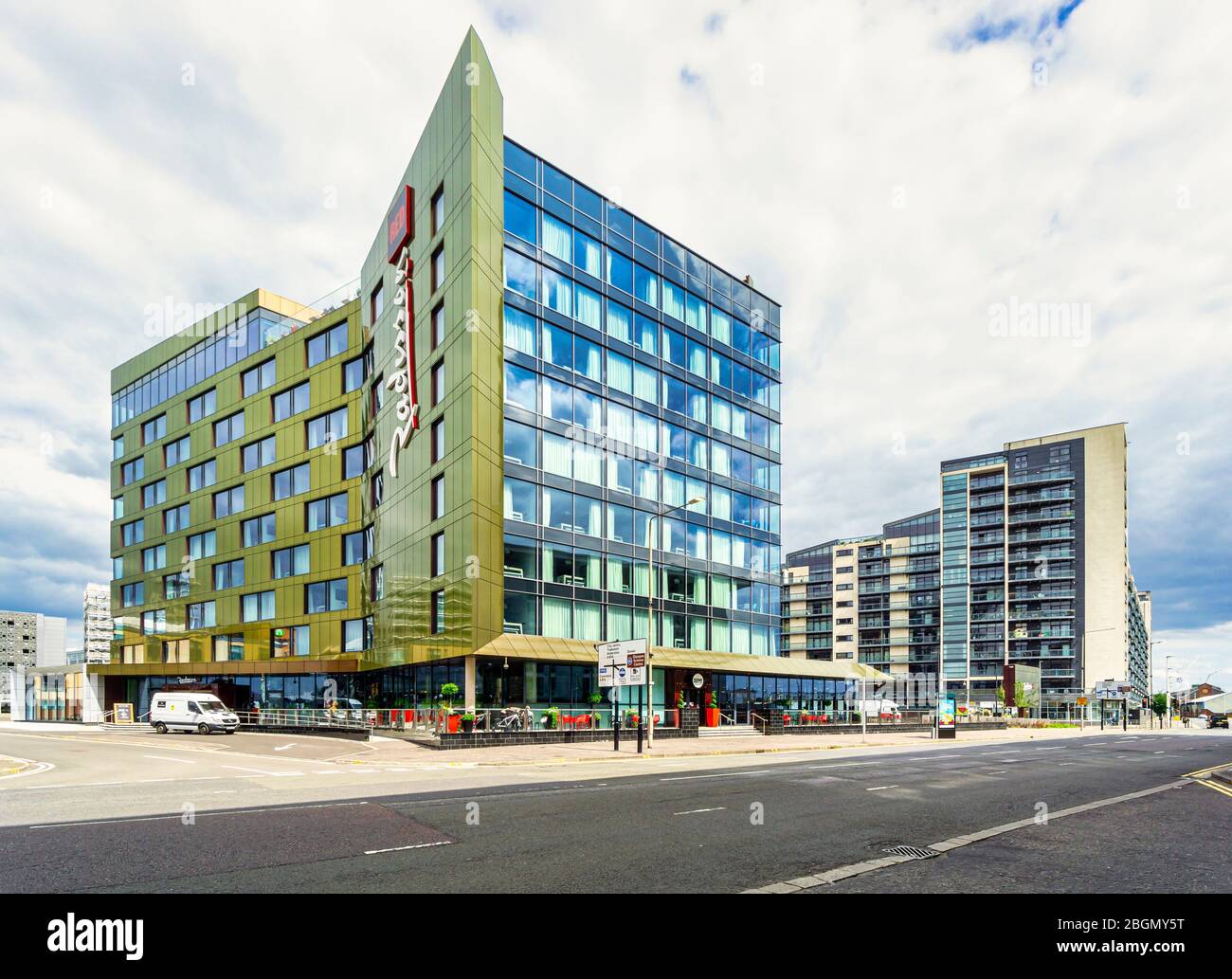 New hotel Radisson Red in Tunnel Street off Finnieston Quay in Glasgow