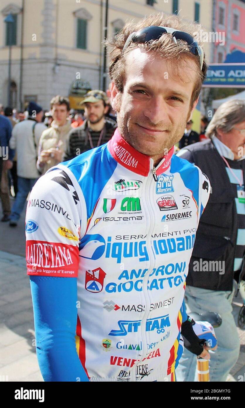 Michele Scarponi  of Serramenti PVC Diquigiovanni-Androni Giocattol  during the Tirreno Adriatico 2009, Stage 4 cycling race,Foligno - Montelupone (171 Km) on March 14, 2009 in Foligno, Italie - Photo Laurent Lairys / DPPI Stock Photo