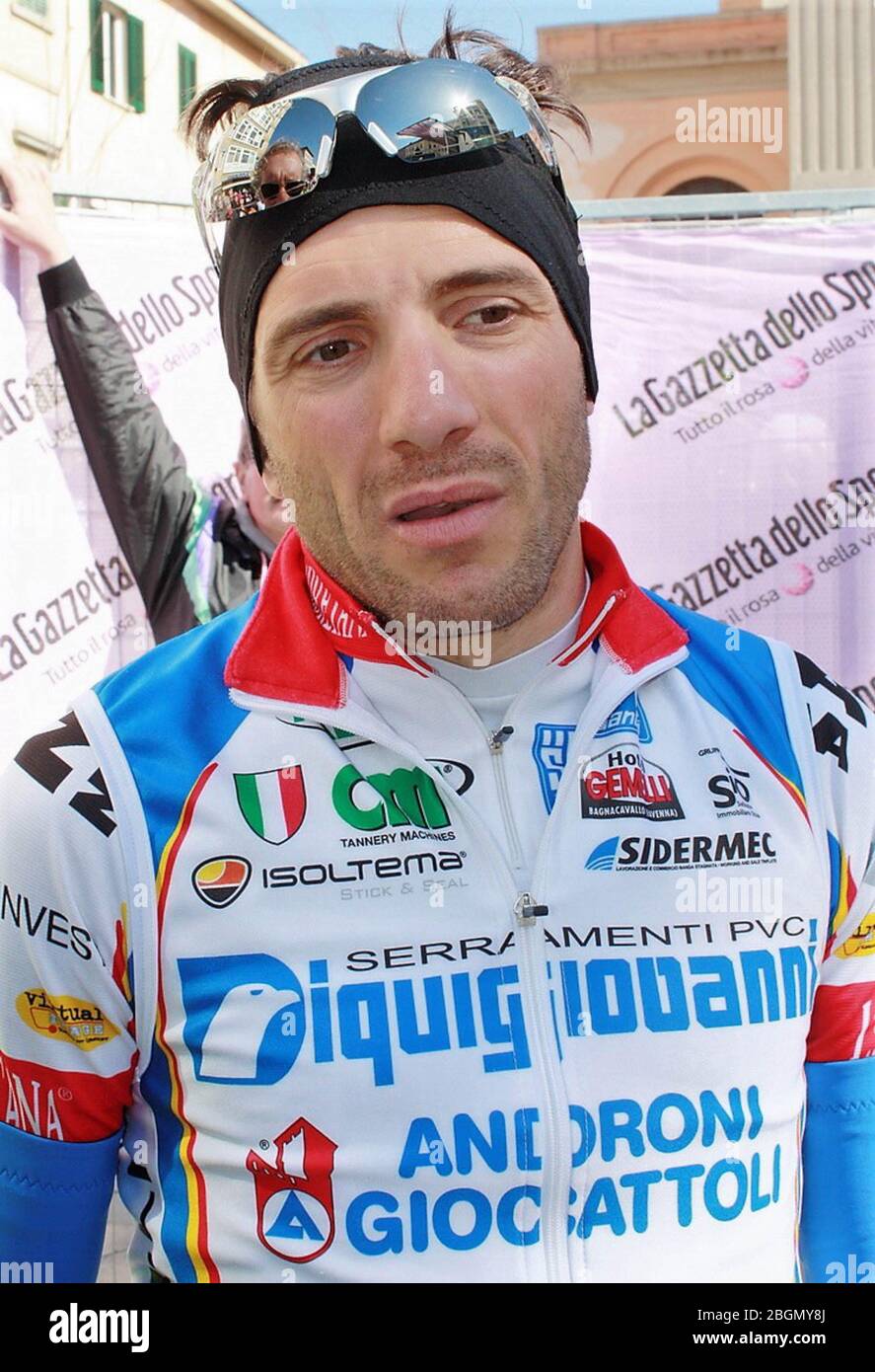 Alessandro Bertolini of Serramenti PVC Diquigiovanni-Androni Giocattol  during the Tirreno Adriatico 2009, Stage 4 cycling race,Foligno - Montelupone (171 Km) on March 14, 2009 in Foligno, Italie - Photo Laurent Lairys / DPPI Stock Photo