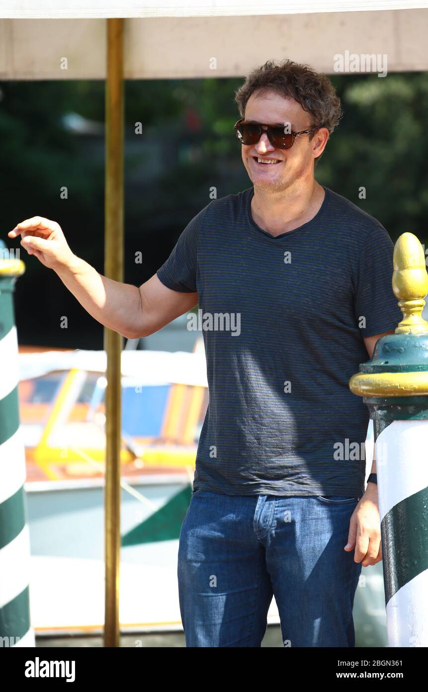 VENICE, ITALY - AUGUST 29: Jason Clark are seen during the 75th Venice Film Festival on August 29, 2018 in Venice, Italy Stock Photo