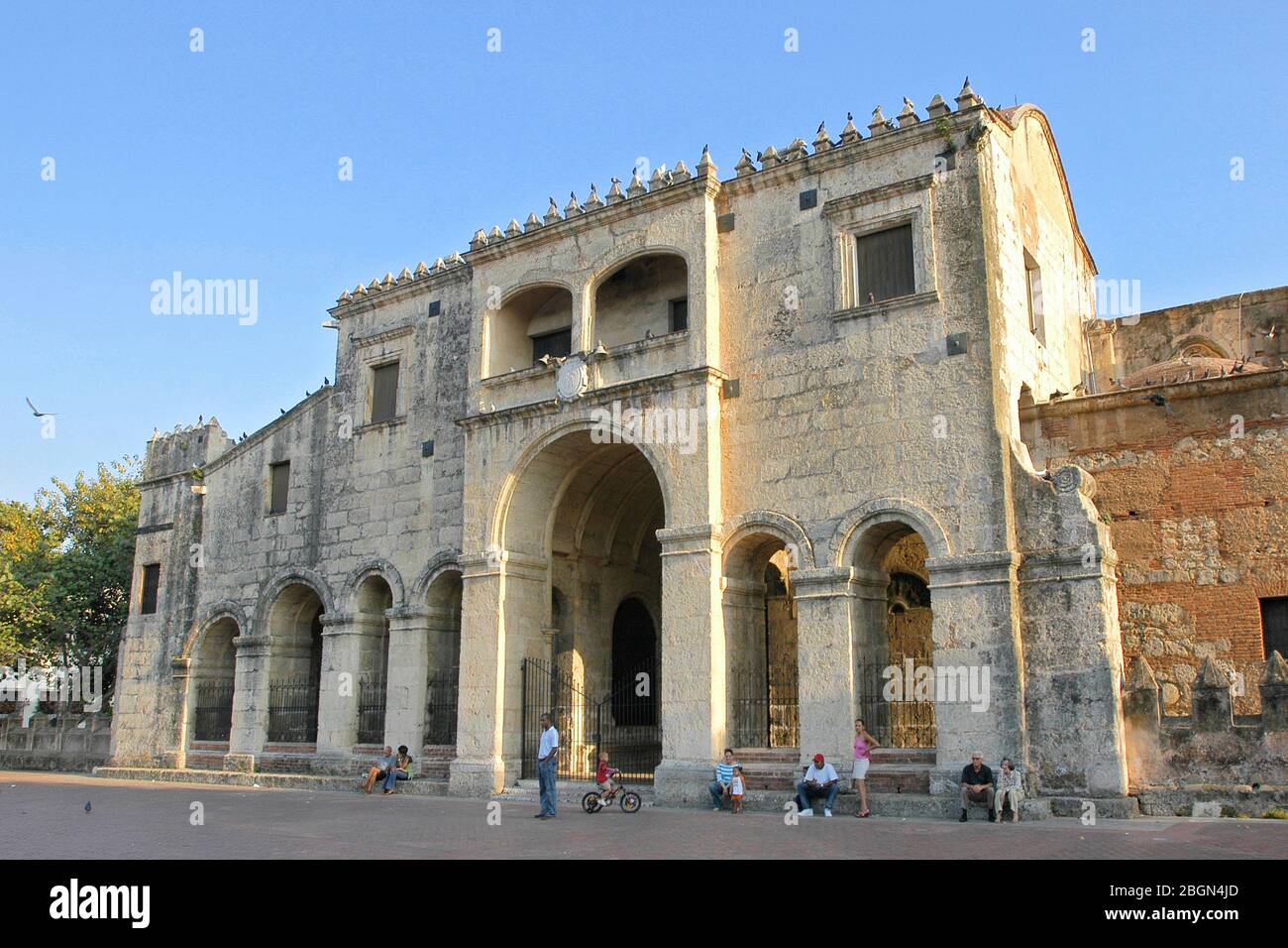 Kathedrale von Santo Domingo, Dominikanische Republik, Karibik, Amerika Stock Photo
